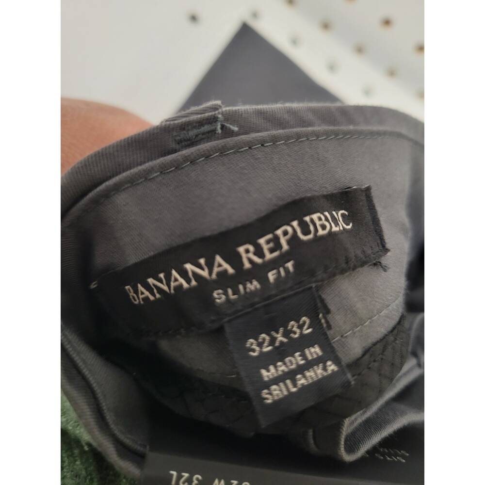 Banana Republic Core Temp Slim Fit Pants 32W 32L Charcoal Grey